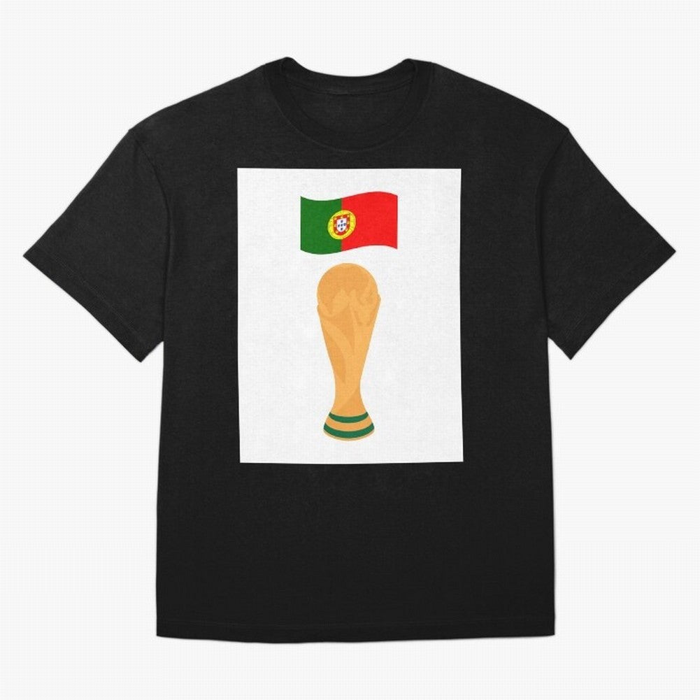 Portugal Football Fan T-Shirt Oversized T-Shirt Feel the Heartbeat of FIFA World Cup 2026 Group Stage for Fans of Messi and Cristiano Ronaldo and England, France and Netherlands, Bringing Tournament Hype, Historic Matchups, Family Viewing Parties