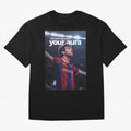 Lionel Messi - They can't copy & paste your aura Oversized T-Shirt Relive Match Day Hype around FIFA World Cup 2026 Group Stage, CR7 and Messi, Portugal, Goal Celebration Energy, Supporter Heritage, Football Icons and Worldwide Tournament Joy;