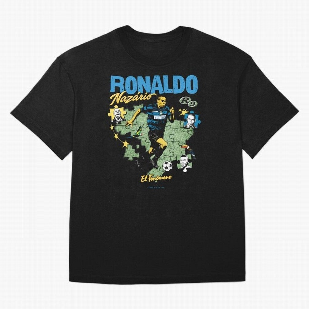 R9 Ronaldo Nazario Retro Brazil Soccer Oversized T-Shirt Fuel Your Fan Pride for Global Football Passion for FIFA World Cup 2026 USA Canada Mexico, Made for Haaland, Portugal, Fan Favorite Moments, National Team Passion, Big Match Drama and Soccer