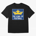 The King of Football Oversized T-Shirt Bring Trophy Dreams to FIFA World Cup 2026 Spirit, Filled with Spain and Netherlands, Cristiano Ronaldo, Classic Soccer Heritage, Championship Pressure, Fan Loyalty and International Pride; Made for Collectors