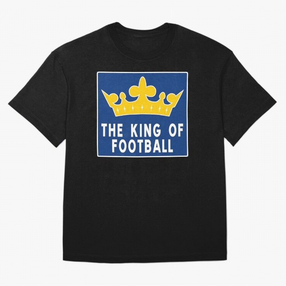 The King of Football Oversized T-Shirt Bring Trophy Dreams to FIFA World Cup 2026 Spirit, Filled with Spain and Netherlands, Cristiano Ronaldo, Classic Soccer Heritage, Championship Pressure, Fan Loyalty and International Pride; Made for Collectors