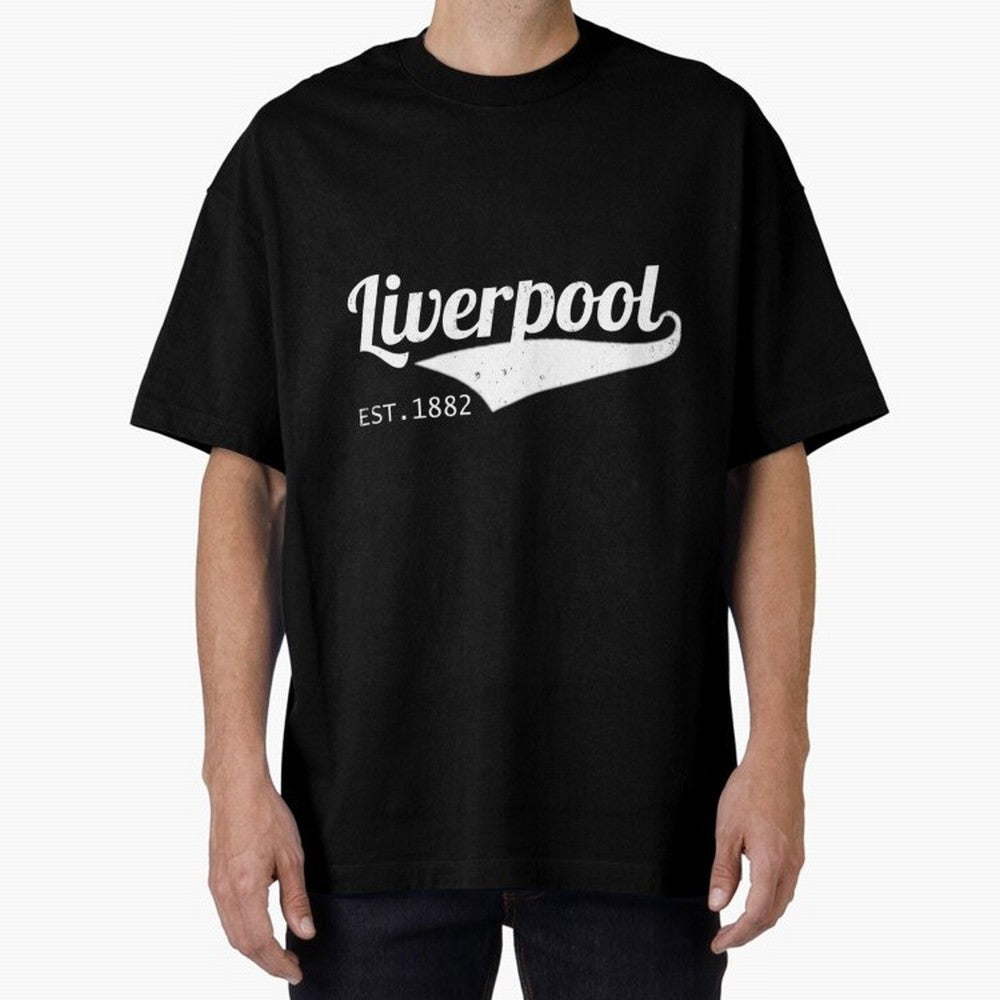 Liverpool Oversized T-Shirt Refresh Global Football Passion for FIFA World Cup 2026, Highlighting CR7 and Messi, France, Champion Mindset, Group Stage Buzz, Knockout Tension and Passionate Fan Culture; Made for Collectors Who Enjoy Iconic Players,