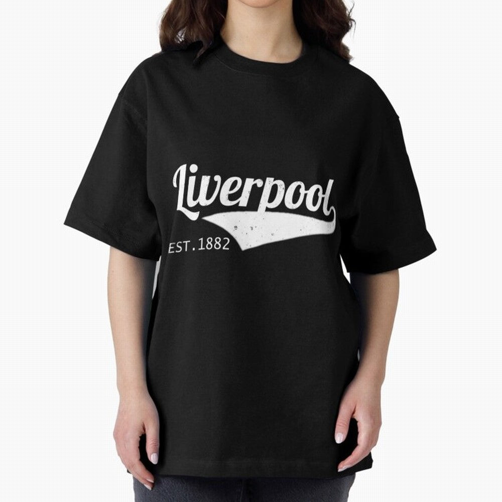 Liverpool Oversized T-Shirt Refresh Global Football Passion for FIFA World Cup 2026, Highlighting CR7 and Messi, France, Champion Mindset, Group Stage Buzz, Knockout Tension and Passionate Fan Culture; Made for Collectors Who Enjoy Iconic Players,