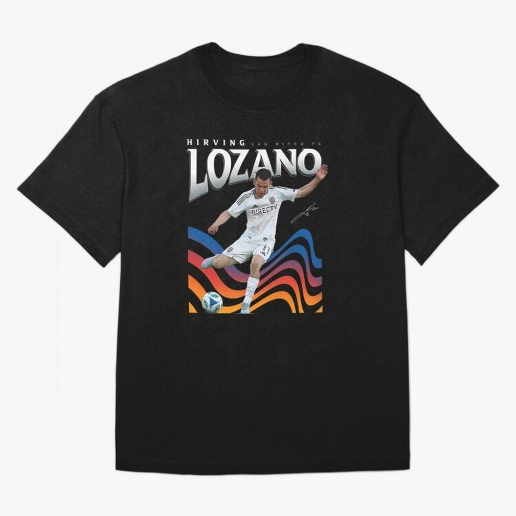 Hirving Lozano San Diego Fc Oversized T-Shirt Carry the Colors and Pride of Global Football Passion for FIFA World Cup 2026 Group Stage, with Messi, Neymar and Mbappe, England and Germany, Classic Soccer Heritage, Championship Pressure, Fan Loyalty