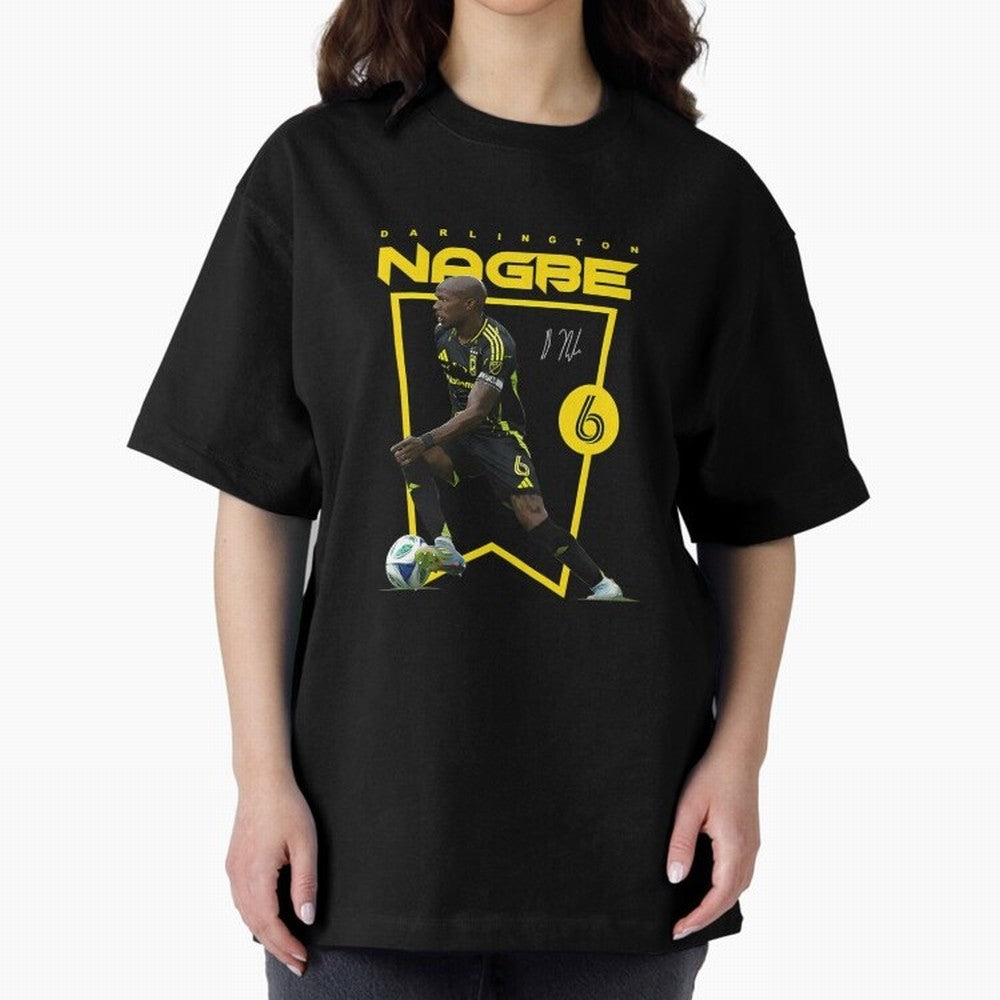 Darlington Nagbe Columbus Crew Oversized T-Shirt Enjoy the Biggest Football Party of FIFA World Cup 2026 Group Stage Spirit, with Netherlands, CR7 and Messi, Tournament Hype, Historic Matchups, Family Viewing Parties and Global Sports Pride;
