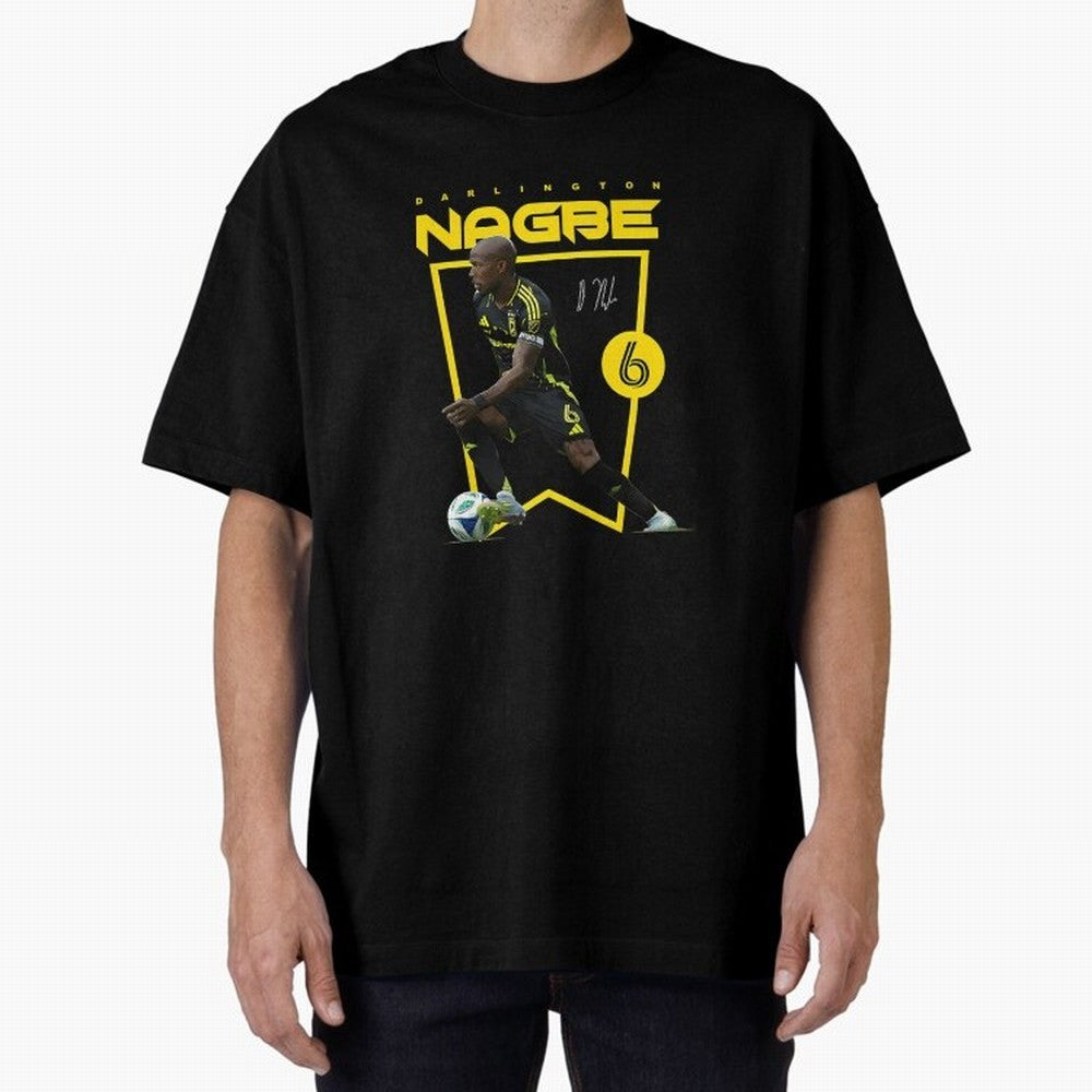 Darlington Nagbe Columbus Crew Oversized T-Shirt Enjoy the Biggest Football Party of FIFA World Cup 2026 Group Stage Spirit, with Netherlands, CR7 and Messi, Tournament Hype, Historic Matchups, Family Viewing Parties and Global Sports Pride;