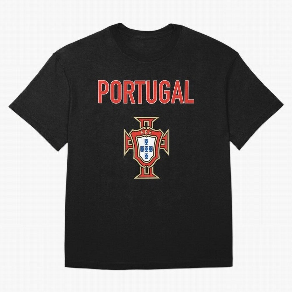 Portugal Oversized T-Shirt Honor Football Greatness during Match Day Hype around FIFA World Cup 2026 USA Canada Mexico, Mbappe, England, Global Supporter Spirit, Legendary Goals, National Colors and Tournament Celebration; Created for Match Day