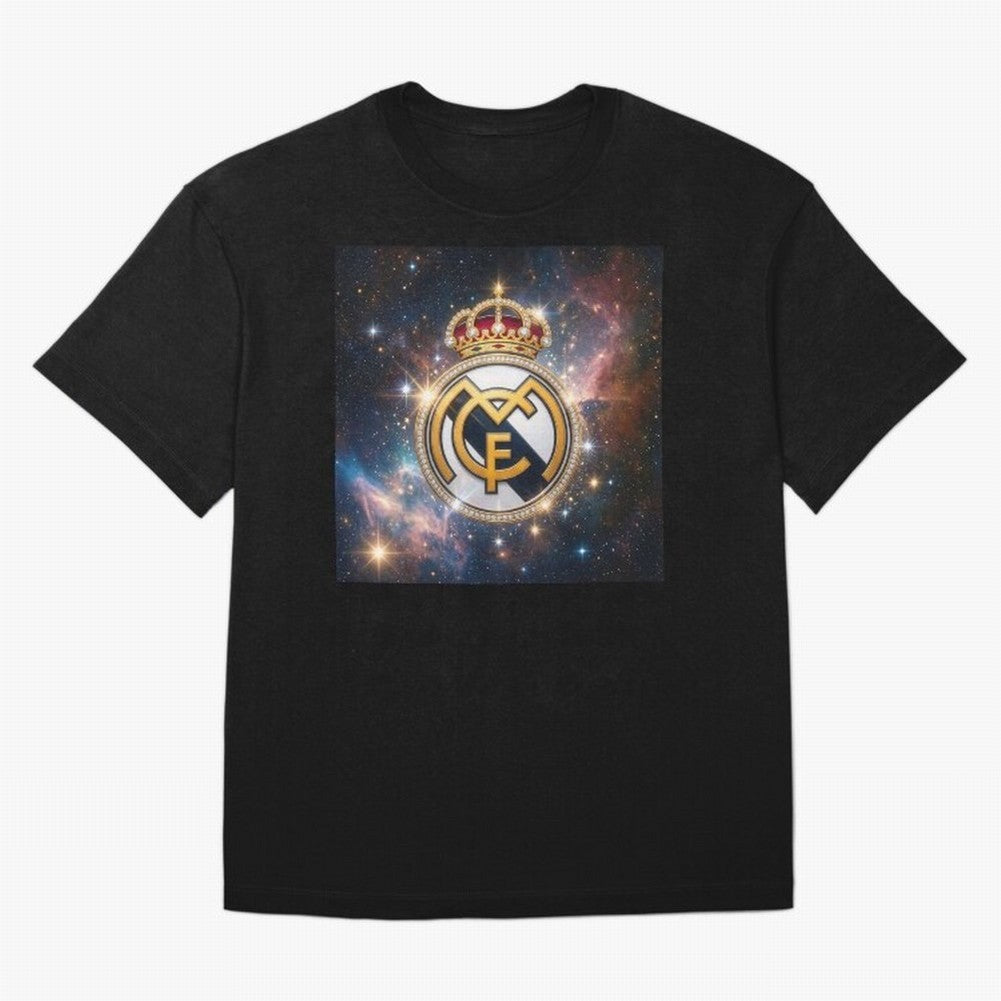 The Real Madrid Galaxy Oversized T-Shirt Bring Stadium Energy to FIFA World Cup 2026 Spirit, Highlighting Argentina and Brazil, Mbappe, Champion Mindset, Group Stage Buzz, Knockout Tension and Passionate Fan Culture; Perfect for Supporters Who Want