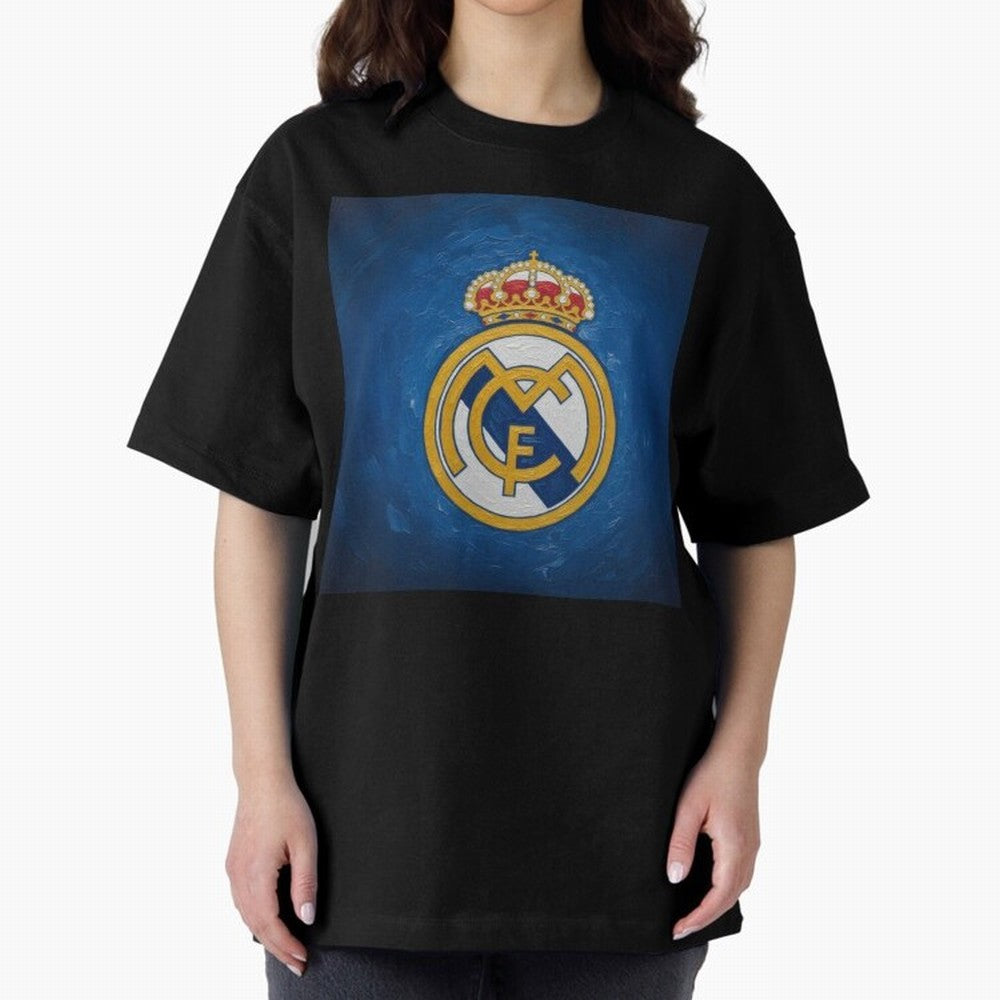 Real Madrid FC - Painting Oversized T-Shirt Get Ready for the FIFA World Cup 2026 USA Canada Mexico Journey through Mbappe and Neymar Highlights, Portugal, Spain and Germany Pride, Football Festival Excitement, Trophy Ambitions, Country Rivalries
