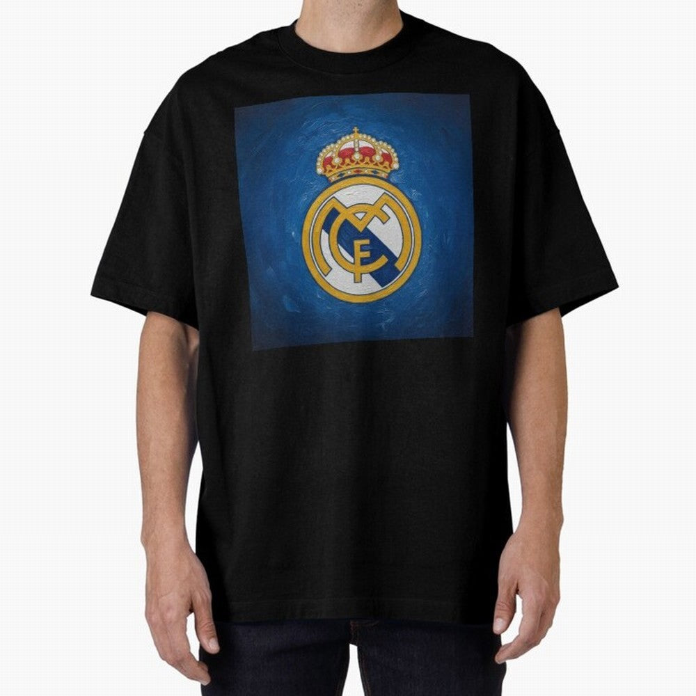 Real Madrid FC - Painting Oversized T-Shirt Get Ready for the FIFA World Cup 2026 USA Canada Mexico Journey through Mbappe and Neymar Highlights, Portugal, Spain and Germany Pride, Football Festival Excitement, Trophy Ambitions, Country Rivalries