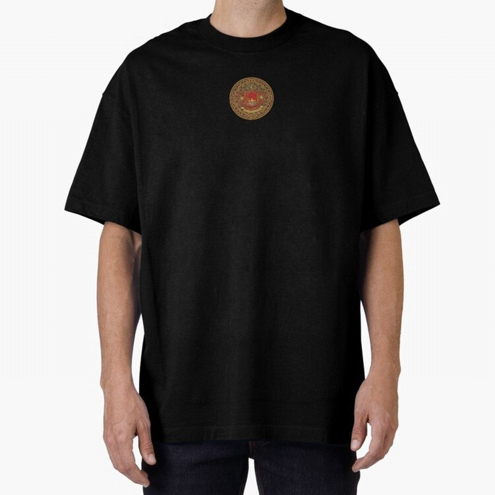 The Crimson Dominion Oversized T-Shirt Join the Global Buzz around Match Day Hype around FIFA World Cup 2026, Mbappe, England, France and Netherlands, Retro Football Energy, Iconic Rivalries, Trophy Chase Drama and Stadium Atmosphere; Ideal for