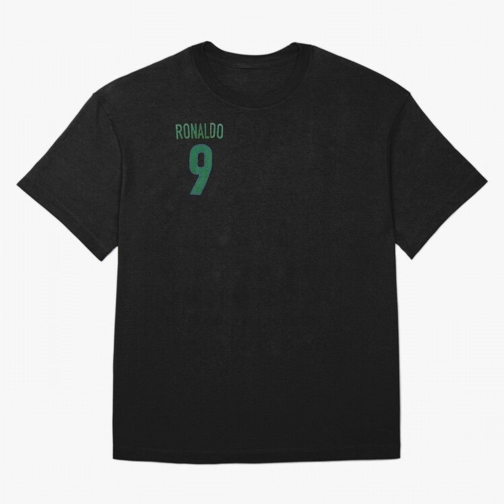 Ronaldo 9 Brazil Back of the shirt Oversized T-Shirt Celebrate Global Passion for FIFA World Cup 2026 Spirit, Highlighting Brazil, Cristiano Ronaldo, Haaland and CR7, Worldwide Fan Energy, Dramatic Goals, Stadium Lights and Championship