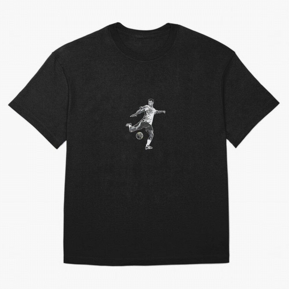 Fooball player Oversized T-Shirt Celebrate the FIFA World Cup 2026 USA Canada Mexico Journey through Messi, Neymar and Mbappe Highlights, Argentina, France and Brazil Pride, Fan Favorite Moments, National Team Passion, Big Match Drama and Soccer