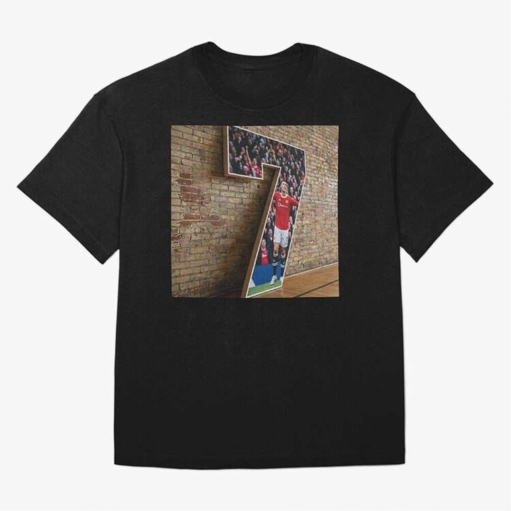 number 7 Oversized T-Shirt Keep Football History Alive during Global Football Passion for FIFA World Cup 2026 Group Stage, Capturing Cristiano Ronaldo, France, Match Day Excitement, Supporter Culture, Golden Goals and Global Football Passion; Made