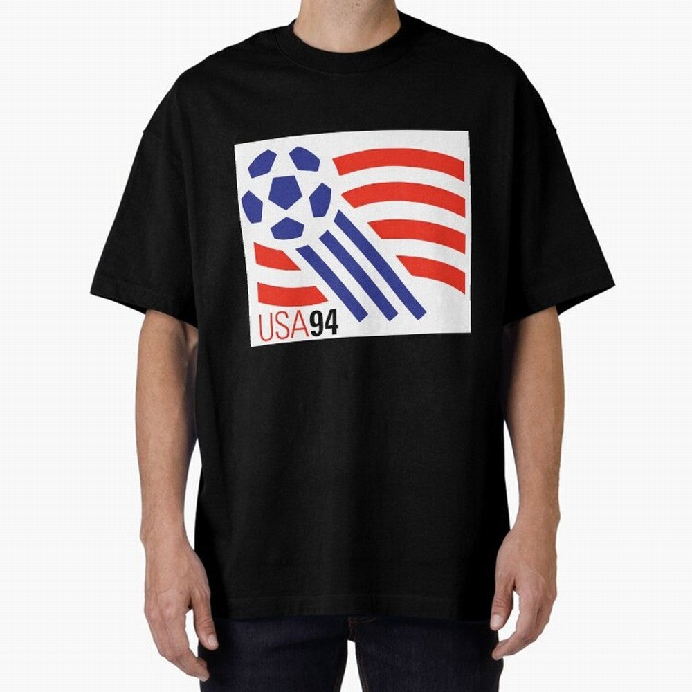 USA WC 94 Classic Oversized T-Shirt Back the Journey through FIFA World Cup 2026 for Fans of Messi, Neymar and Mbappe and Germany, Bringing Tournament Hype, Historic Matchups, Family Viewing Parties and Global Sports Pride; Perfect for People Who