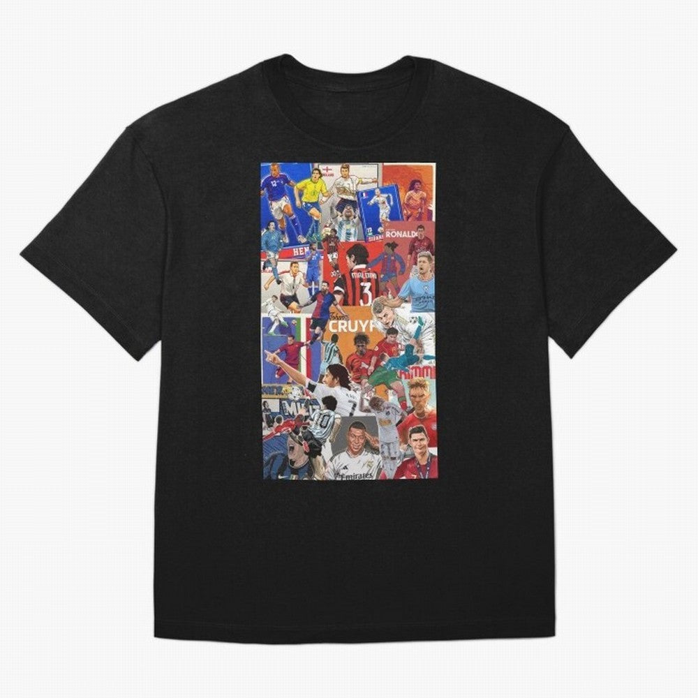 The Greats Oversized T-Shirt Make Every Match About the FIFA World Cup 2026 Journey through Mbappe Highlights, France and Portugal Pride, Stadium Chants, National Pride, Trophy Dreams and Unforgettable Football Memories; Ideal for Fans Who Follow