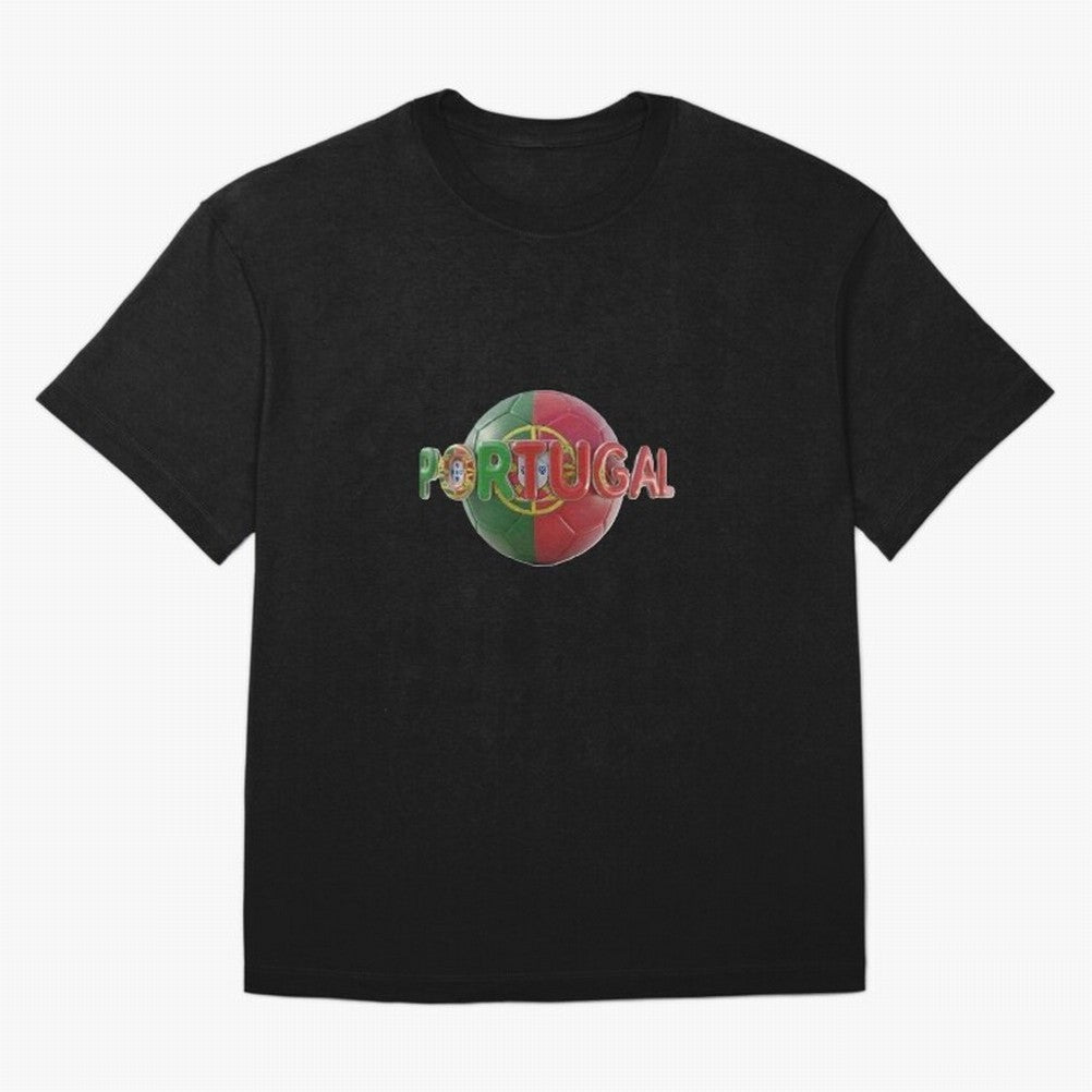Portugal Soccer World Cup Oversized T-Shirt Celebrate Classic Football Spirit in Global Football Passion for FIFA World Cup 2026 Group Stage, Built around CR7 and Messi, France, Football Festival Excitement, Trophy Ambitions, Country Rivalries and