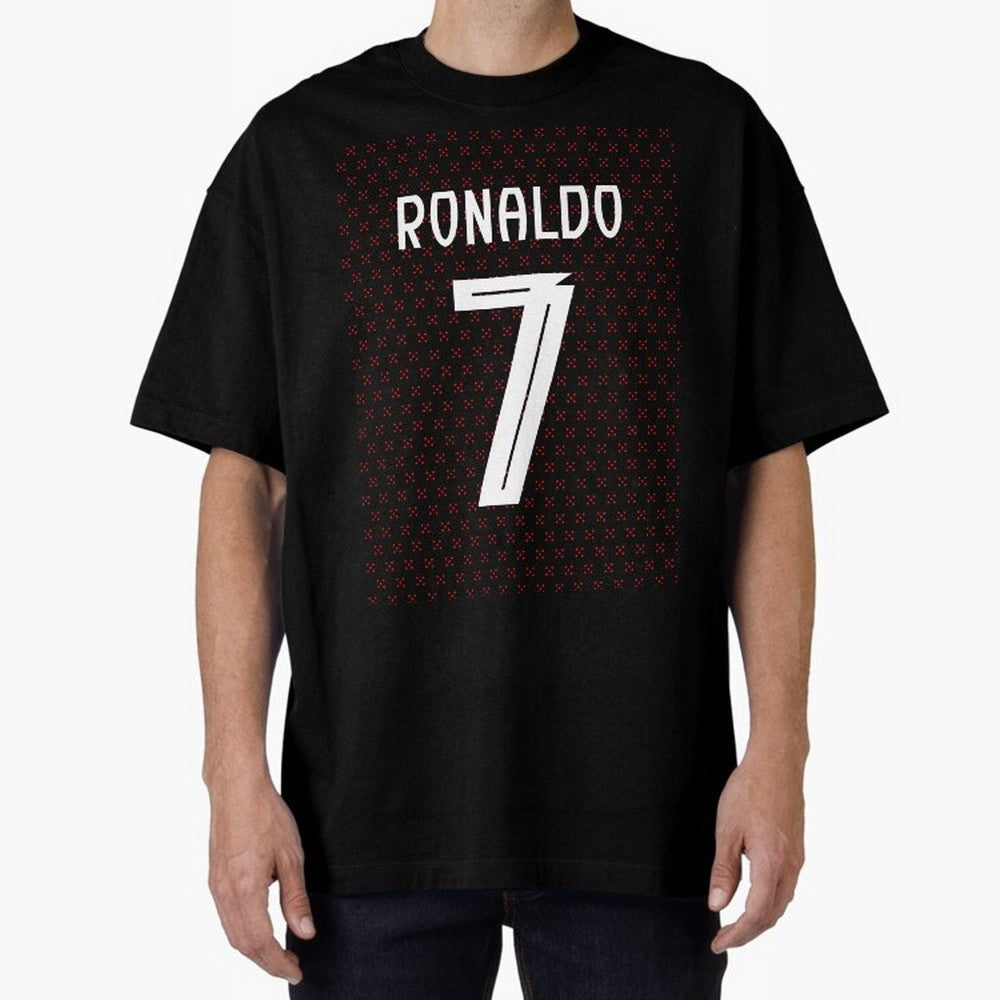 Christiano Ronaldo Portugal Kit 2025 Oversized T-Shirt Step into FIFA World Cup 2026 Group Stage Highlighting Neymar, Haaland and Cristiano Ronaldo, Brazil, Portugal and Argentina Energy, Football History, Final Match Energy, Crowd Noise and Once