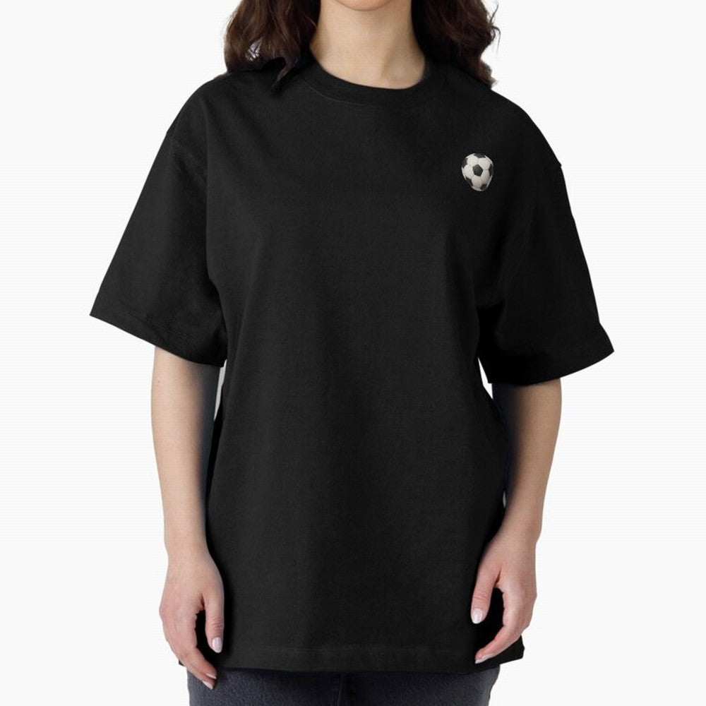 Soccer Ball Oversized T-Shirt Represent Match Day Hype around FIFA World Cup 2026 Group Stage, Messi, Neymar and Mbappe, Argentina, France and Brazil, Tournament Hype, Historic Matchups, Family Viewing Parties and Global Sports Pride; Perfect for