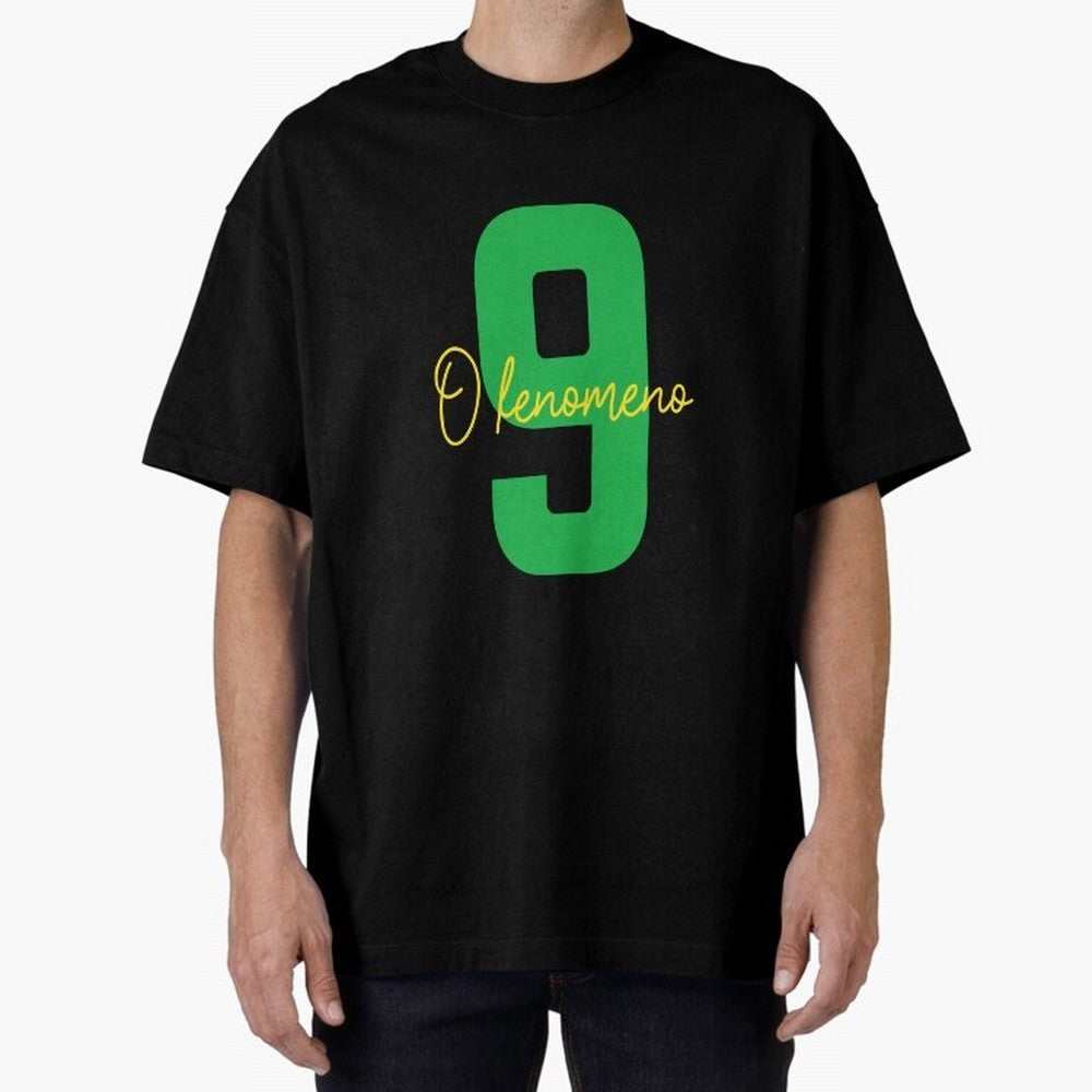 Ronaldo ¡°O Fen?meno¡± 9 Football tshirt Oversized T-Shirt Keep the Legacy of Match Day Hype around FIFA World Cup 2026 USA Canada Mexico, Neymar, Haaland and Cristiano Ronaldo, England, Football History, Final Match Energy, Crowd Noise and Once in
