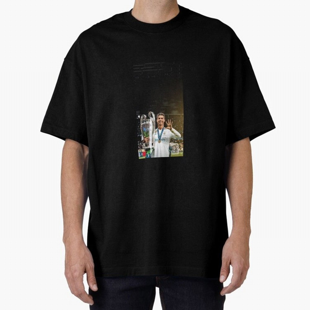 Ronaldo Oversized T-Shirt Discover FIFA World Cup 2026 USA Canada Mexico with Cristiano Ronaldo, Portugal Energy, Game Day Rituals, Football Legends, Country Pride and the Road to the Final; Built for Supporters Chasing Trophy Dreams, Final Match