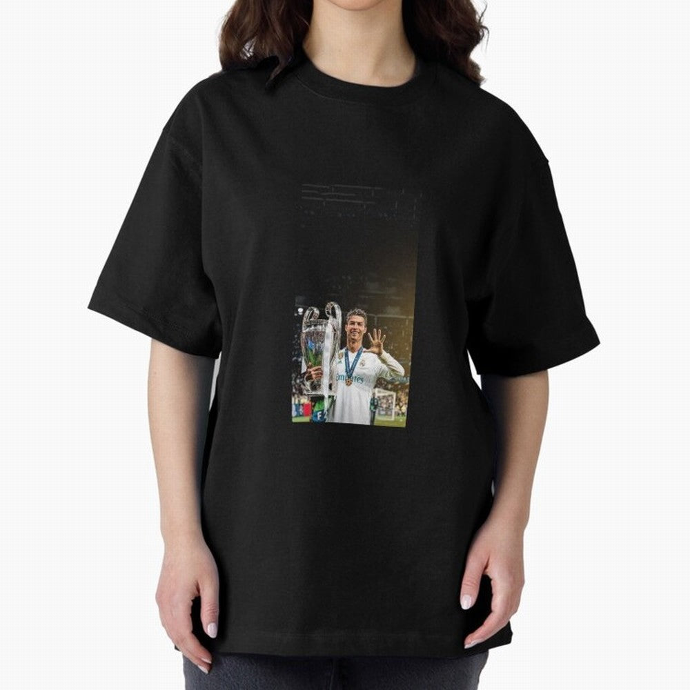 Ronaldo Oversized T-Shirt Discover FIFA World Cup 2026 USA Canada Mexico with Cristiano Ronaldo, Portugal Energy, Game Day Rituals, Football Legends, Country Pride and the Road to the Final; Built for Supporters Chasing Trophy Dreams, Final Match
