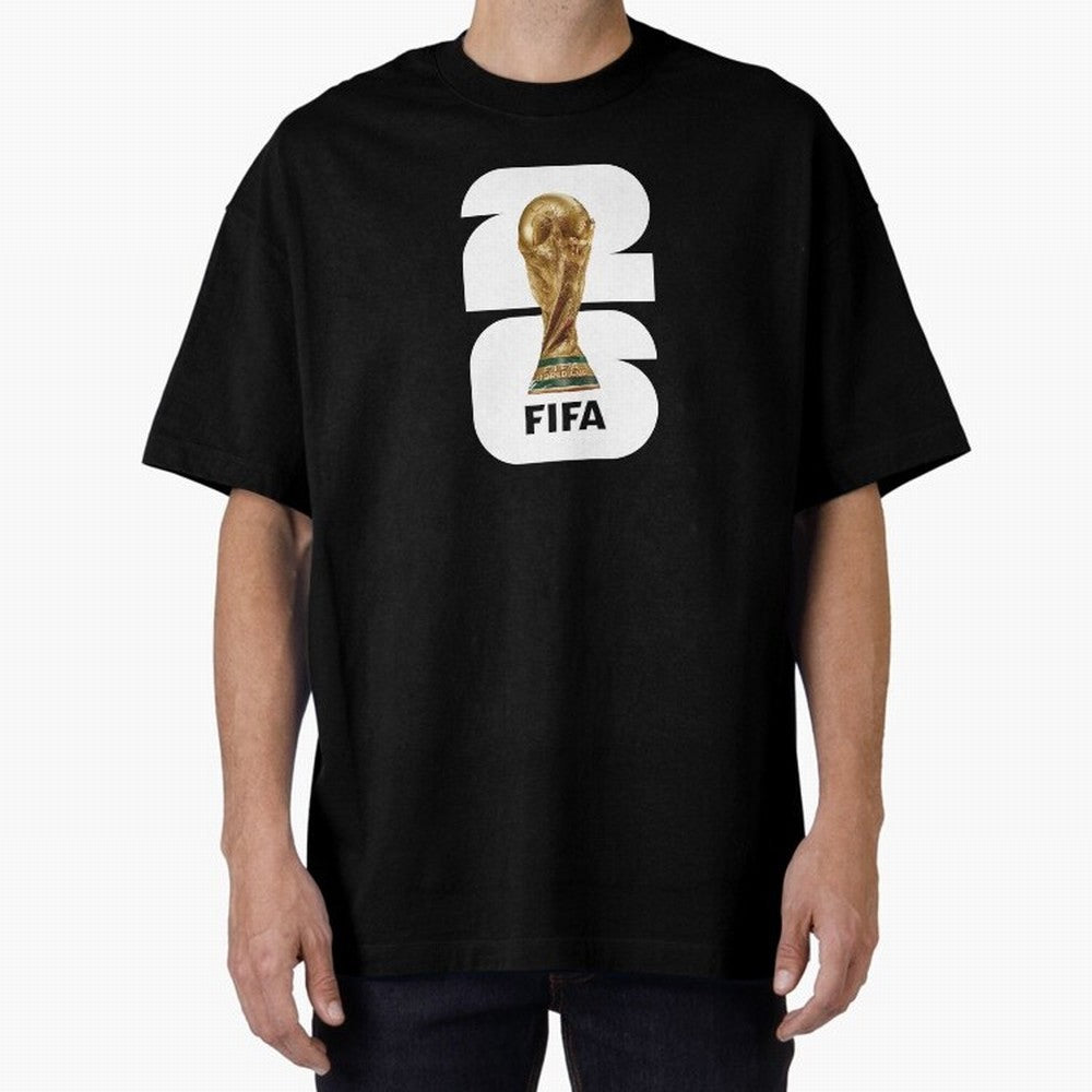 The Biggest Tournament in the World Oversized T-Shirt Bring Retro Soccer Energy to FIFA World Cup 2026 USA Canada Mexico for Fans of Messi, CR7 and Mbappe and Germany, Bringing Worldwide Fan Energy, Dramatic Goals, Stadium Lights and Championship