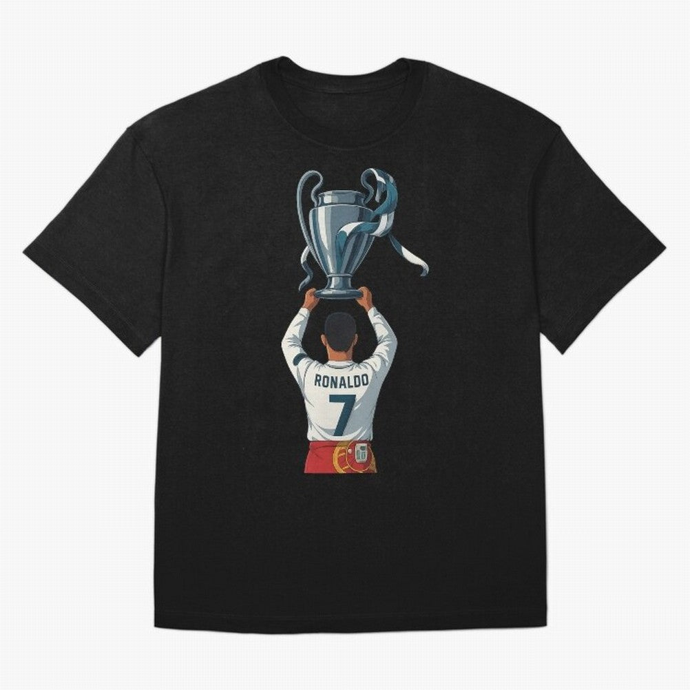 Ronaldo Oversized T-Shirt Enjoy the Biggest Football Party of FIFA World Cup 2026 Group Stage Filled with Messi, England Energy, Global Supporter Spirit, Legendary Goals, National Colors and Tournament Celebration; Great for Watch Parties, Sports