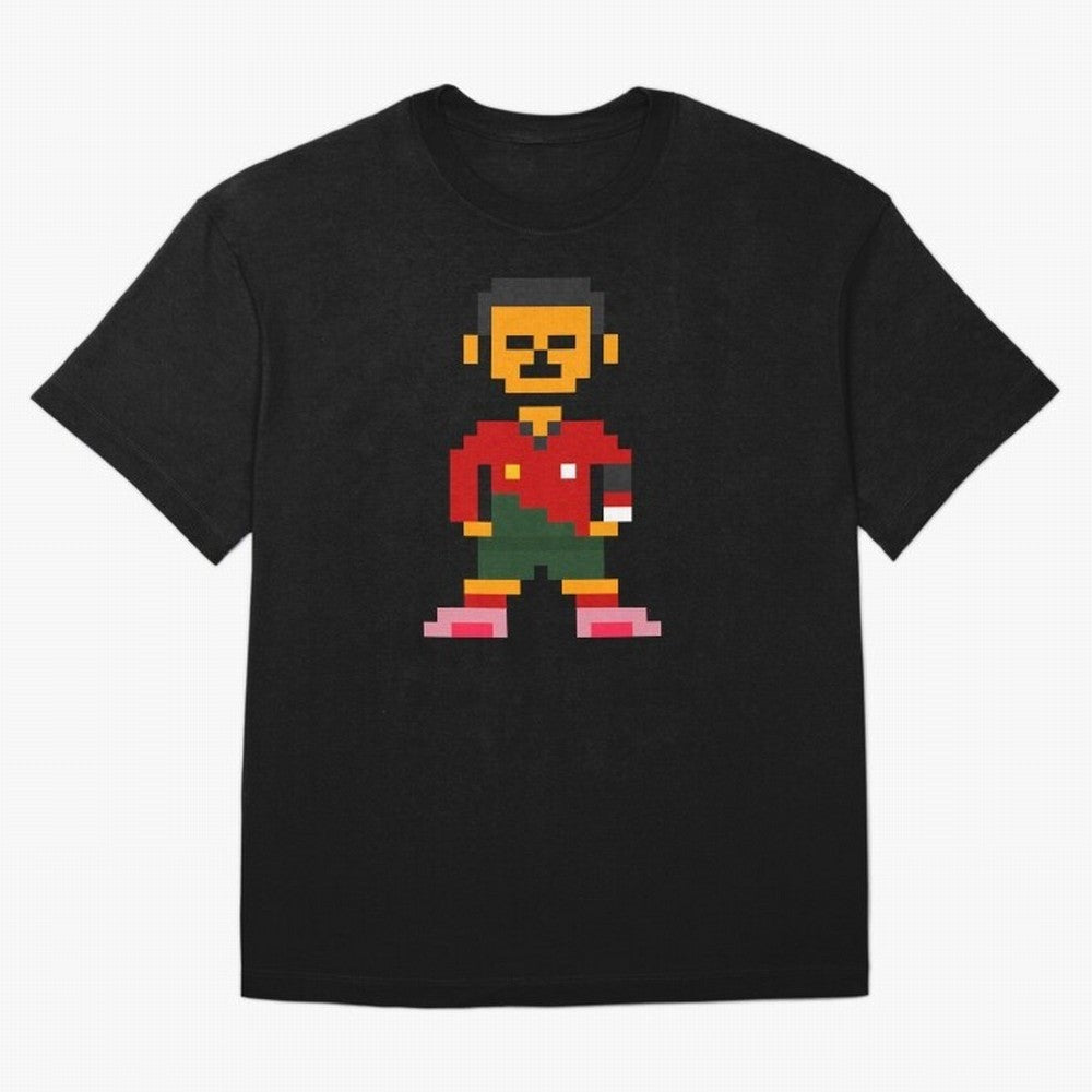 Pixel Pose Ronaldo Oversized T-Shirt Support Your Favorite Stars during FIFA World Cup 2026 Group Stage for Fans of CR7 and Portugal, Spain and Germany, Bringing Supporter Pride, Iconic Celebrations, Legendary Names and Global Match Day Energy;