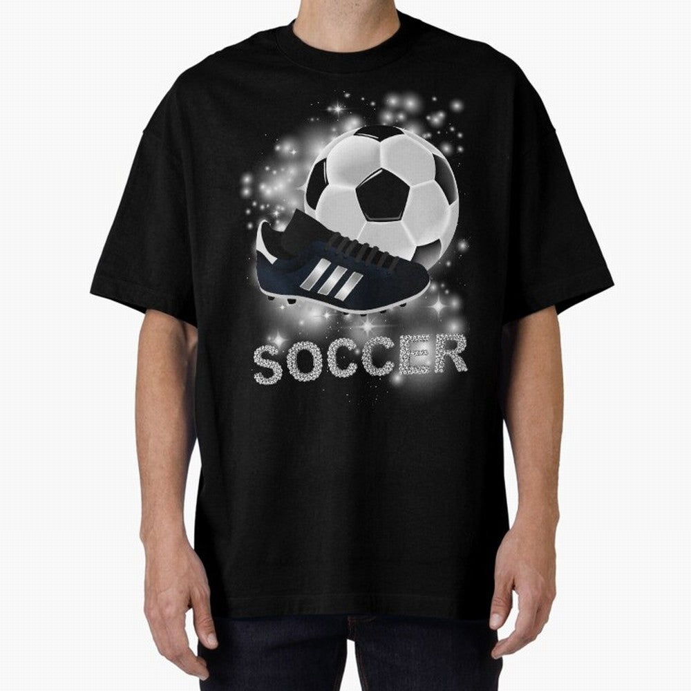 Soccer lover, passion for the ball Oversized T-Shirt Carry the Dream of FIFA World Cup 2026 Group Stage Centered on CR7 and Messi, France and Portugal Energy, Fan Favorite Moments, National Team Passion, Big Match Drama and Soccer History; Great