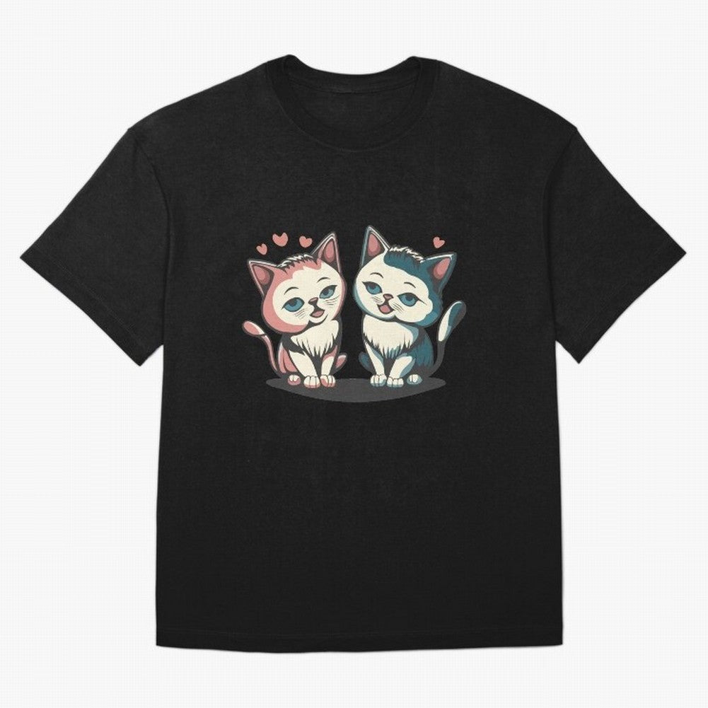 Two Funny Cats with Ronaldo Vibes ¨C Cute Football & Animal Art Oversized T-Shirt Experience FIFA World Cup 2026 USA Canada Mexico Spirit, Filled with Germany, CR7, Supporter Pride, Iconic Celebrations, Legendary Names and Global Match Day Energy;