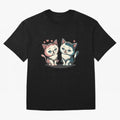 Two Funny Cats with Ronaldo Vibes ¨C Cute Football & Animal Art Oversized T-Shirt Experience FIFA World Cup 2026 USA Canada Mexico Spirit, Filled with Germany, CR7, Supporter Pride, Iconic Celebrations, Legendary Names and Global Match Day Energy;