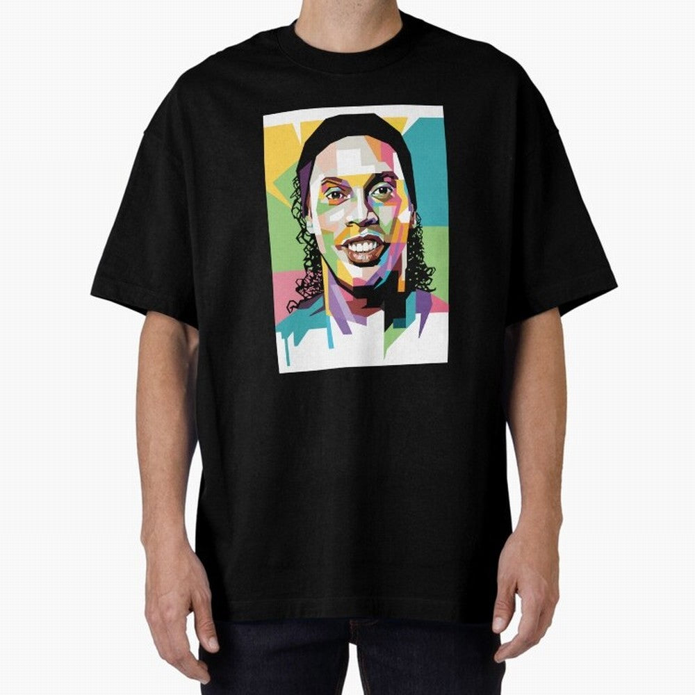 Ronaldo ¨C Legendary Football Star & GOAT Artwork Oversized T-Shirt Celebrate Soccer Greatness during FIFA World Cup 2026 USA Canada Mexico Inspired by Haaland and Mbappe, Spain Energy, Game Day Rituals, Football Legends, Country Pride and the Road