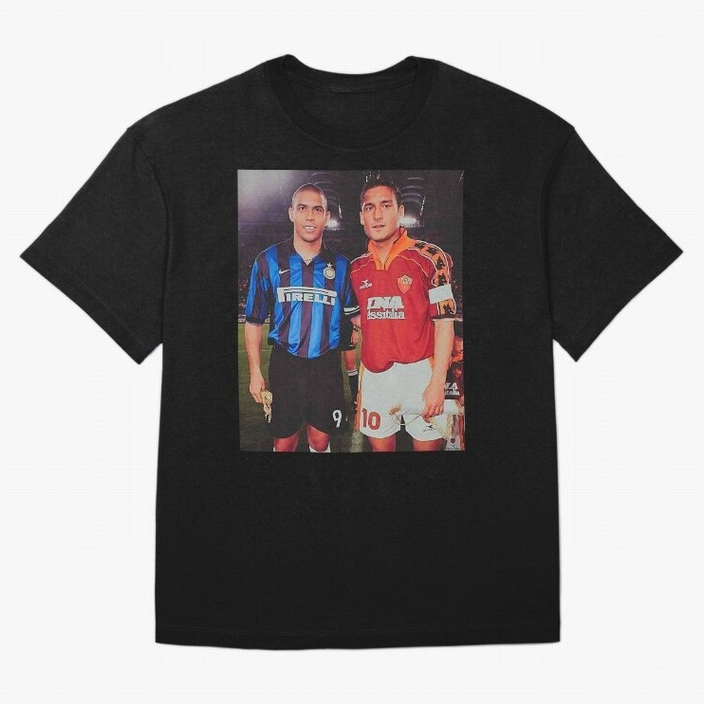 Clash of Class. Francesco Totti and Ronaldo Nazario sometime in the 90s. Oversized T-Shirt Bring World Football Passion into Global Football Passion for FIFA World Cup 2026, Built around Neymar, Haaland and Cristiano Ronaldo, England, France and