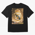 Madridistas Oversized T-Shirt Represent Global Football Passion for FIFA World Cup 2026, Highlighting Haaland and Mbappe, Brazil, Portugal and Argentina, Goal Celebration Energy, Supporter Heritage, Football Icons and Worldwide Tournament Joy;