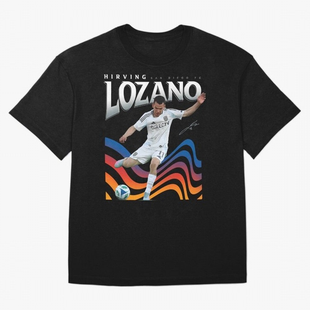 Hirving Lozano San Diego FC Oversized T-Shirt Enjoy the Biggest Football Party of FIFA World Cup 2026 USA Canada Mexico Celebrating CR7, Netherlands Energy, Championship Spirit, Famous Goals, Roaring Crowds and International Football Unity; Great
