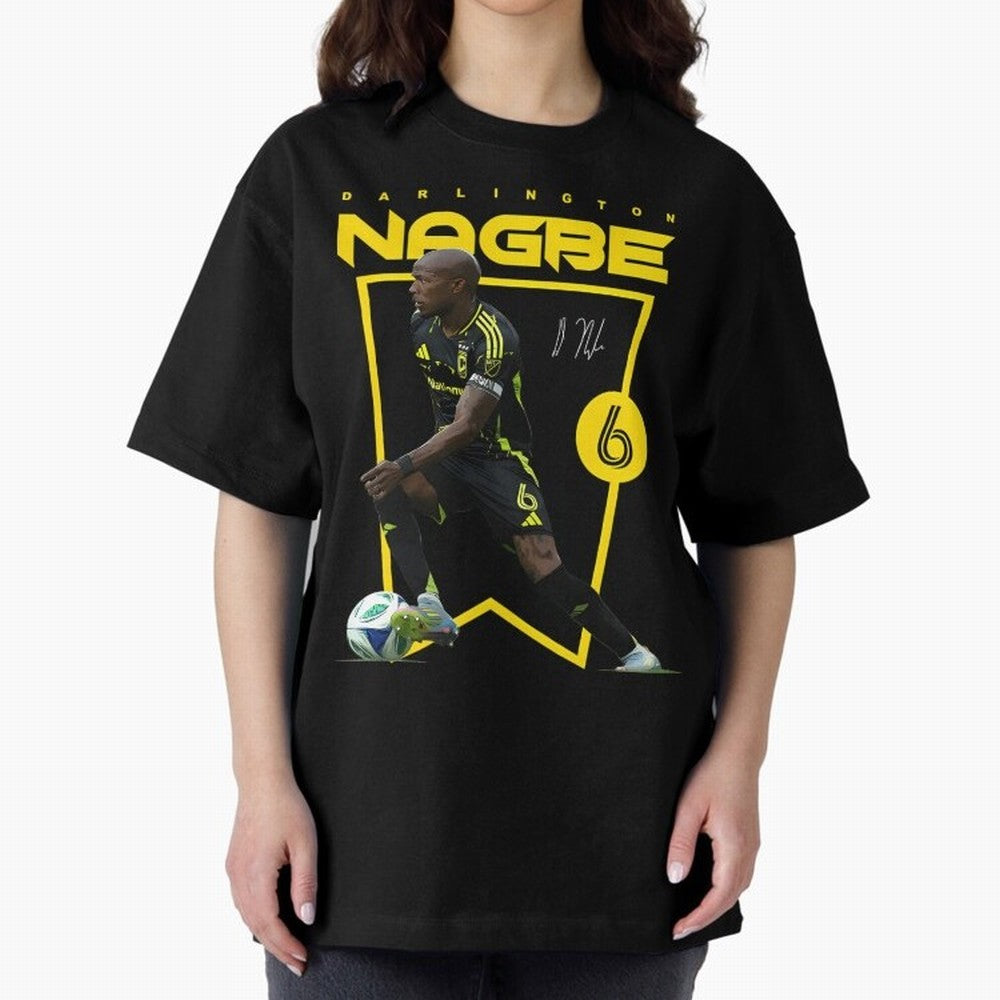 Darlington Nagbe Columbus Crew Oversized T-Shirt Bring Match Day Fire to FIFA World Cup 2026 Group Stage Spirit, Made for Spain, Haaland, Football Passion, Legendary Performances, Festival Vibes and Supporter Community; Ideal for Passionate Fans