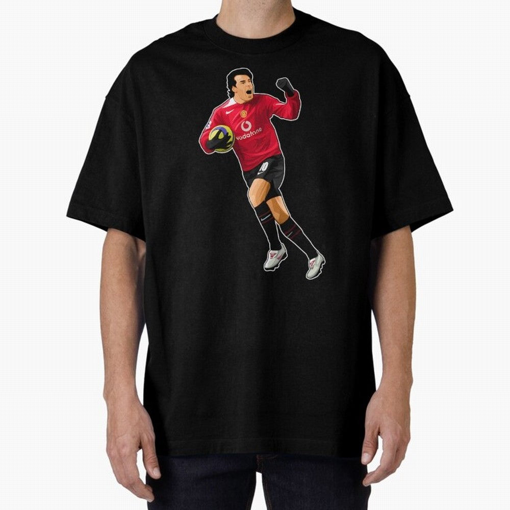 Ruud Van Nistelrooy #10 Scooring Goals Oversized T-Shirt Show Passion for the Stars of the FIFA World Cup 2026 Journey through Messi, CR7 and Mbappe Highlights, England Pride, Soccer Culture, Superstar Moments, National Team Dreams and Competitive