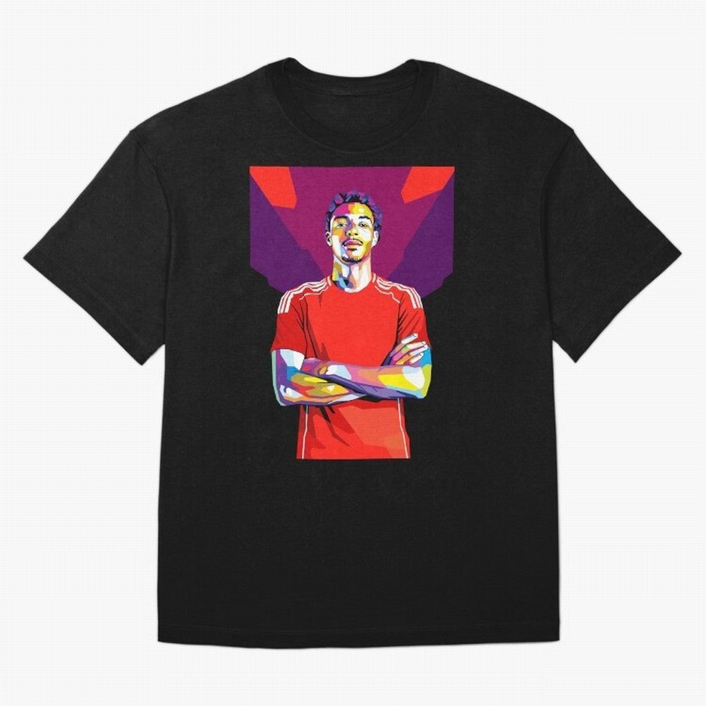 Ekitike in WPAP Style Oversized T-Shirt Create Global Football Passion for FIFA World Cup 2026 Group Stage, Driven by Cristiano Ronaldo, Haaland and CR7, Portugal, Spain and Germany, Sports Nostalgia, International Competition, Famous Players and