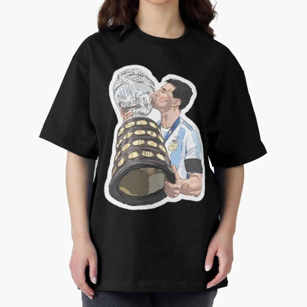 Messi and World Cup Oversized T-Shirt Wear the Spirit of FIFA World Cup 2026 Spirit, Inspired by Netherlands, CR7, Goal Celebration Energy, Supporter Heritage, Football Icons and Worldwide Tournament Joy; Made for Collectors Who Enjoy Iconic