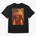 CR7 Christiano Ronaldo Oversized T-Shirt Step into Match Day Hype around FIFA World Cup 2026 Group Stage, Messi, CR7 and Mbappe, England, France and Netherlands, Stadium Memories, Football Loyalty, International Chants and Championship Tradition;