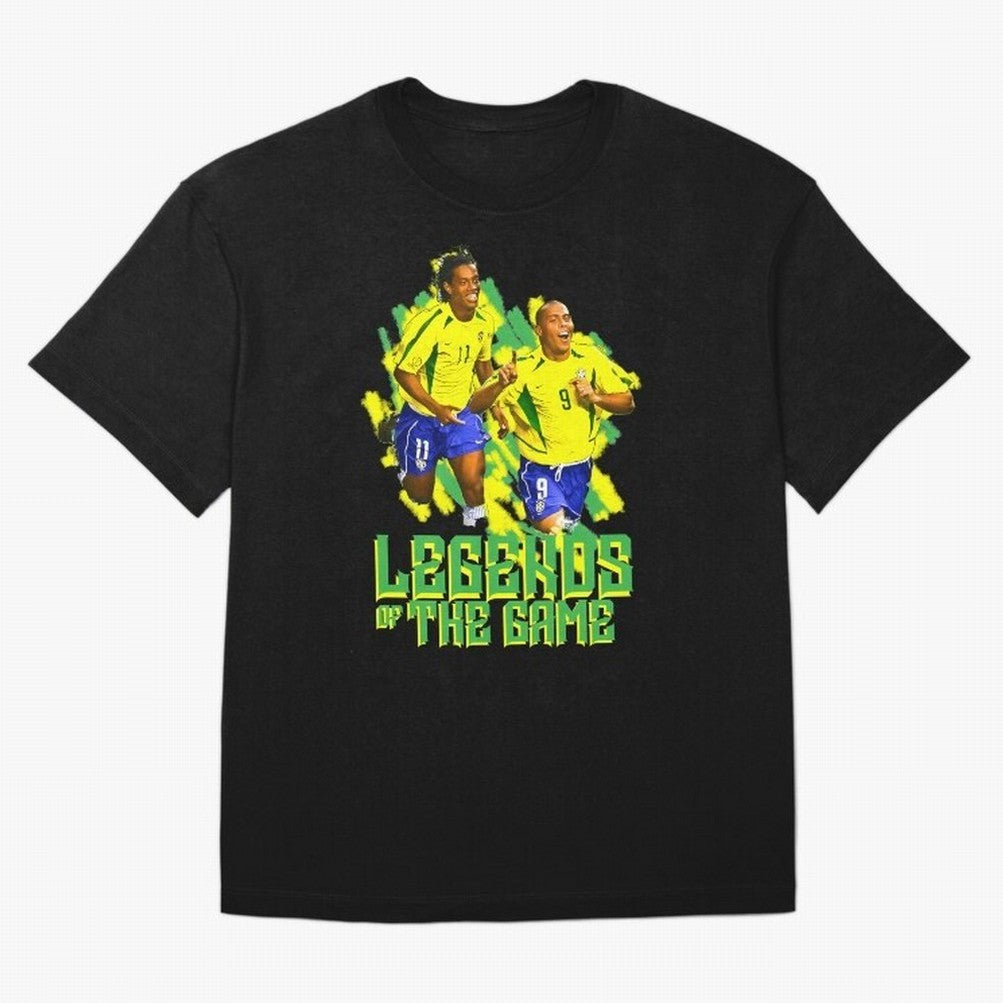 Ronaldinho and ronaldo brazil football print Oversized T-Shirt Spotlight FIFA World Cup 2026 Group Stage with Haaland, Netherlands Energy, Retro Football Energy, Iconic Rivalries, Trophy Chase Drama and Stadium Atmosphere; Built for Supporters