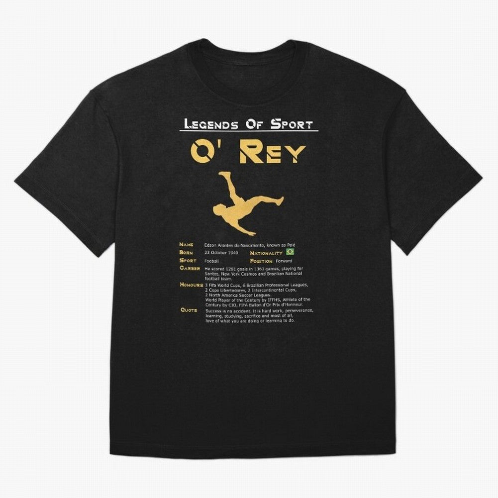 Legends of Sport Pele Pel¨¦ Oversized T-Shirt Mark the FIFA World Cup 2026 USA Canada Mexico Journey through Mbappe Highlights, Portugal Pride, Stadium Chants, National Pride, Trophy Dreams and Unforgettable Football Memories; Ideal for Football
