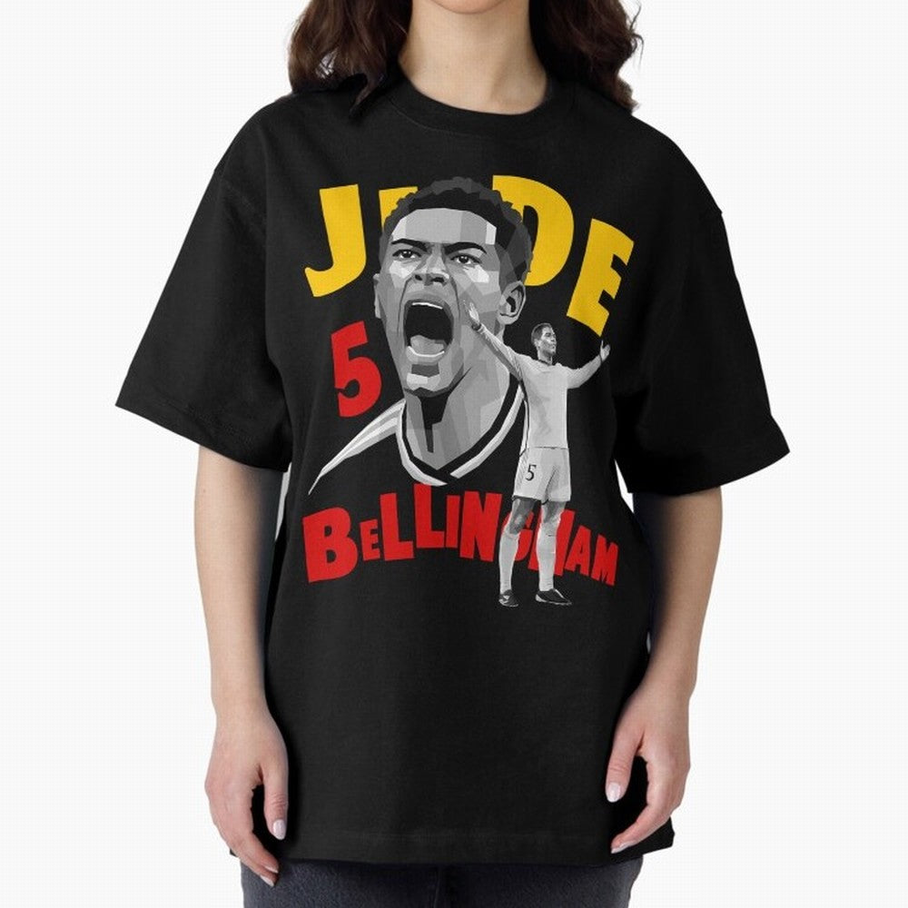 Jude Bellingham Oversized T-Shirt Bring a Vintage Feel to FIFA World Cup 2026 USA Canada Mexico Built around Neymar, Haaland and Cristiano Ronaldo, England and Germany Energy, Retro Football Energy, Iconic Rivalries, Trophy Chase Drama and Stadium