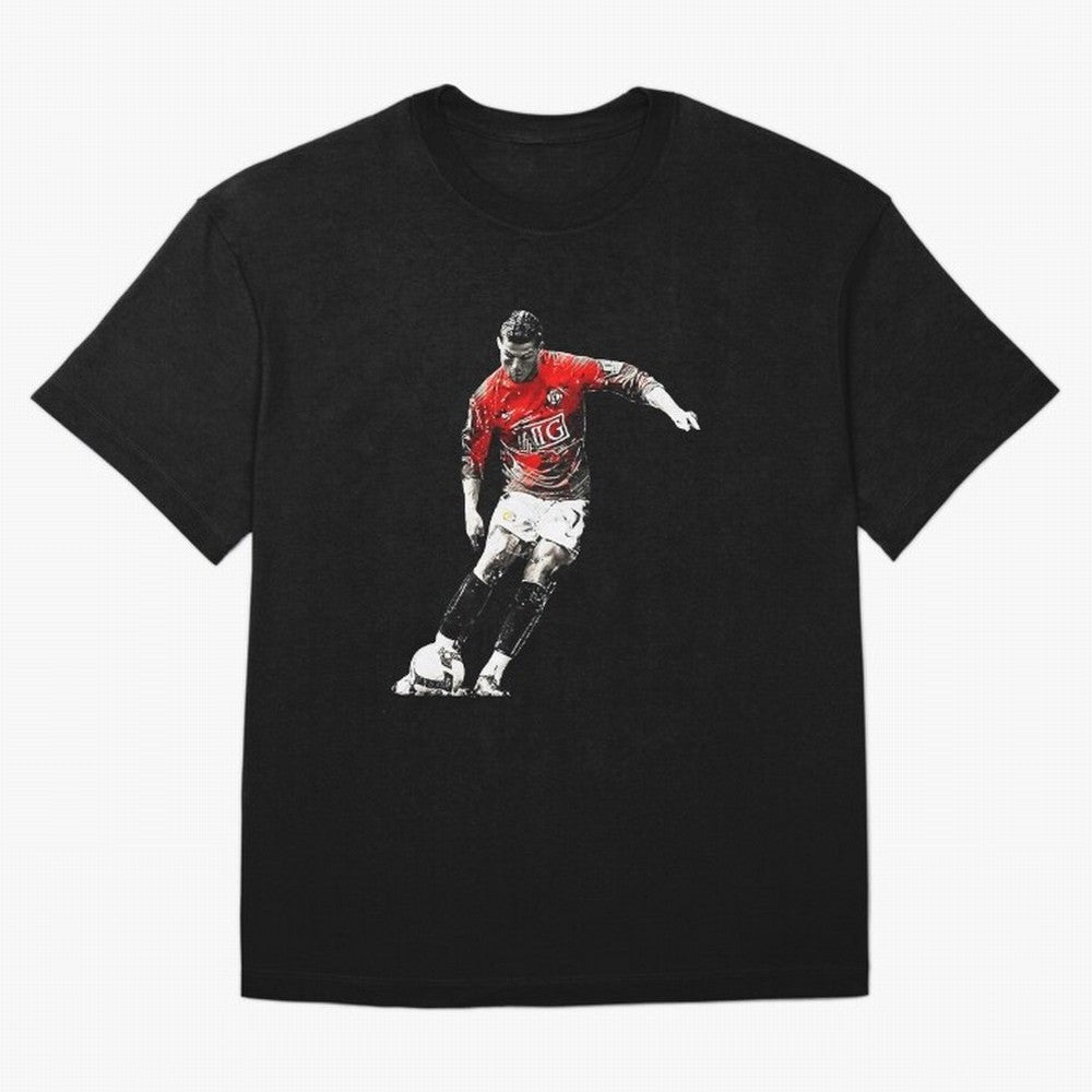 CR7 Artwork For Soccer Fans Gift For Football Lovers Oversized T-Shirt Celebrate the Next Chapter of FIFA World Cup 2026 USA Canada Mexico Centered on Messi, Neymar and Mbappe, Argentina, France and Brazil Energy, Retro Football Energy, Iconic