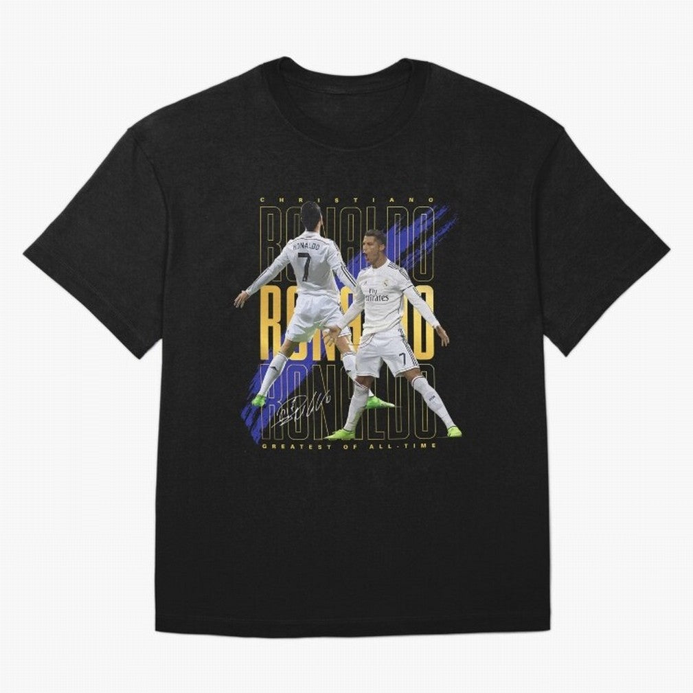 Ronaldo Soccer Legend Design For Football Fans Gift For Sports Enthusiasts Oversized T-Shirt Refresh FIFA World Cup 2026 Group Stage Featuring CR7 and Messi, France Energy, Classic Soccer Heritage, Championship Pressure, Fan Loyalty and