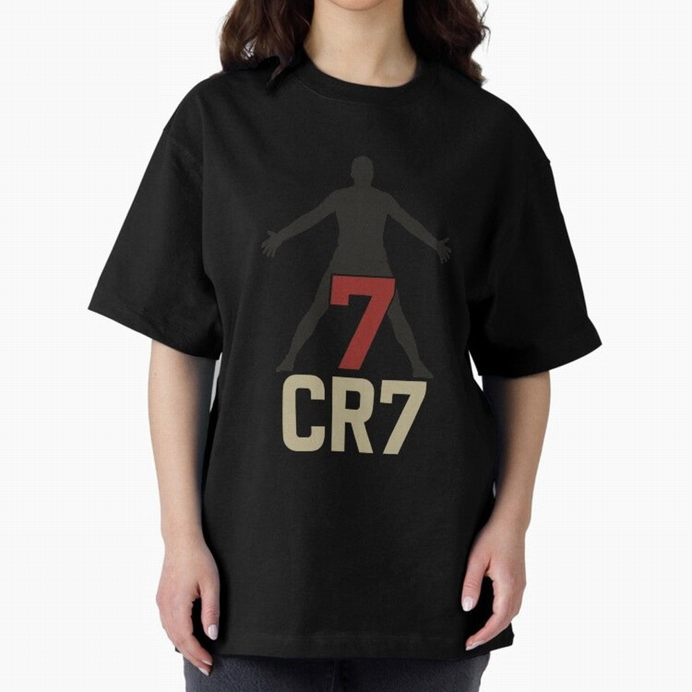 A footballer with a well-known shirt number Oversized T-Shirt Mark Global Football Passion for FIFA World Cup 2026 USA Canada Mexico, Built around Haaland, France and Portugal, Goal Celebration Energy, Supporter Heritage, Football Icons and