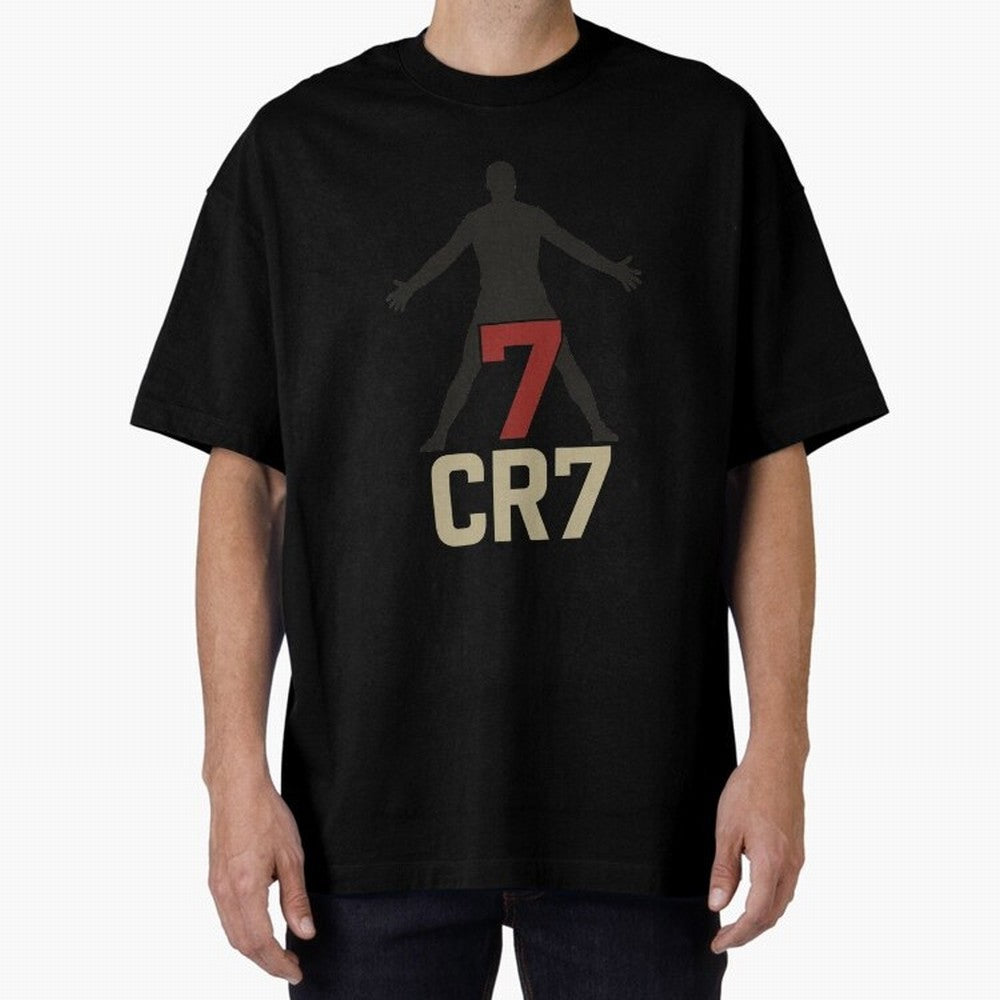 A footballer with a well-known shirt number Oversized T-Shirt Mark Global Football Passion for FIFA World Cup 2026 USA Canada Mexico, Built around Haaland, France and Portugal, Goal Celebration Energy, Supporter Heritage, Football Icons and