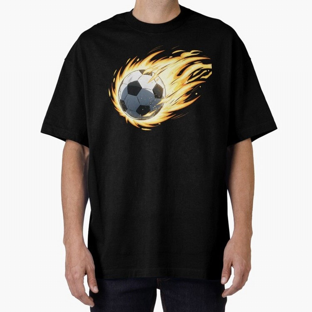 Soccer anime Oversized T-Shirt Make Game Day About FIFA World Cup 2026 USA Canada Mexico Spirit, Capturing France and Portugal, Messi, CR7 and Mbappe, Soccer Culture, Superstar Moments, National Team Dreams and Competitive Fire; Perfect for Fans,