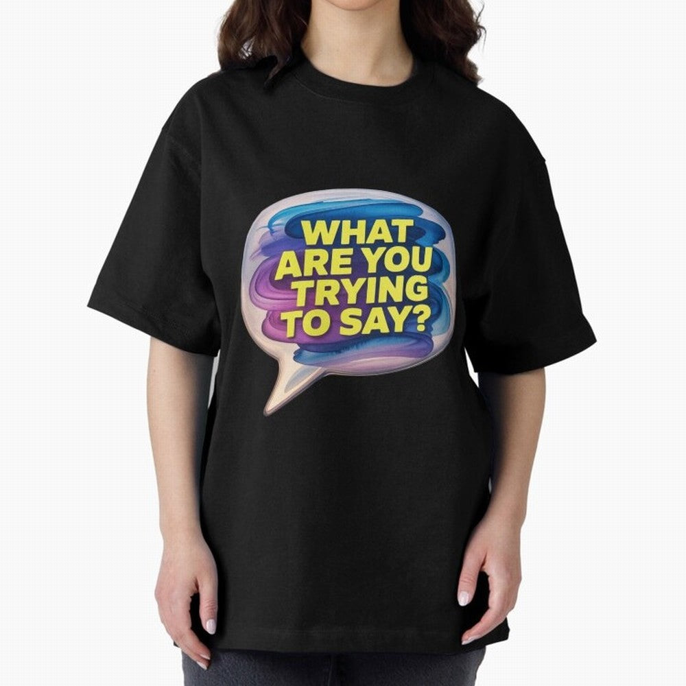 A photograph of a vibrant, oversized speech bubble Oversized T-Shirt Upgrade the FIFA World Cup 2026 Group Stage Journey through CR7 and Messi Highlights, Portugal, Spain and Germany Pride, Stadium Chants, National Pride, Trophy Dreams and